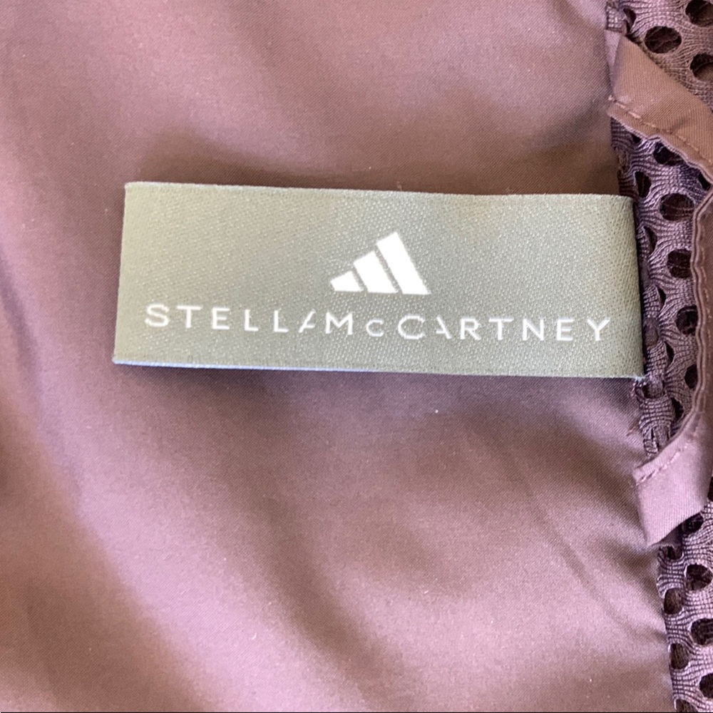 Adidas By Stella Mccartney Colorblock Hooded Windbreaker Jacket Small View 4